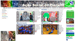 Desktop Screenshot of acaosocialdoplanalto.org.br
